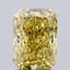 1.82 Ct. Fancy Vivid Yellow Radiant Lab Grown Diamond