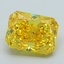 2.09 Ct. Fancy Vivid Yellow Radiant Lab Grown Diamond