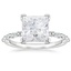 18K White Gold Dominique Diamond Ring (1/3 ct. tw.), smalltop view