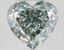 5.01 Ct. Fancy Gray Green Heart Lab Grown Diamond