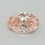 0.50 Ct. Fancy Intense Pink Oval Lab Grown Diamond