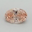 2.15 Ct. Fancy Vivid Pink Oval Lab Grown Diamond