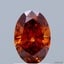 1.06 Ct. Fancy Intense Brownish Orange Oval Lab Grown Diamond