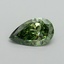 1.01 Ct. Fancy Vivid Pacific Green Pear Lab Grown Diamond