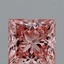 2.07 Ct. Fancy Vivid Pink Princess Lab Grown Diamond