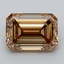 3.18 Ct. Fancy Light  Brown Emerald Lab Grown Diamond
