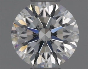 Round diamond — real photo