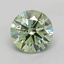 0.61 Ct. Fancy Intense Green Round Lab Grown Diamond