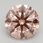 3.29 Ct. Fancy Intense Pink Round Lab Grown Diamond