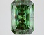3.62 Ct. Fancy Vivid Green Radiant Lab Grown Diamond