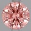 1.09 Ct. Fancy Vivid Pink Round Lab Grown Diamond