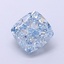 2.85 Ct. Fancy Vivid  Blue Cushion Lab Grown Diamond