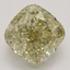 2.57 Ct. Fancy Brownish Yellow Cushion Diamond