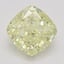 2.01 Ct. Fancy Yellow Cushion Diamond