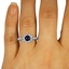 The Gusty Ring, smallzoomed in top view on a hand