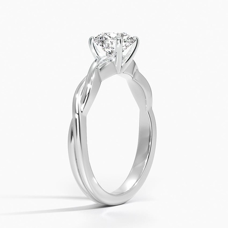 Twisted Vine Engagement Ring - Solitaire