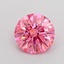 1.14 Ct. Fancy Vivid Pink Round Lab Grown Diamond
