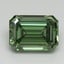 3.07 Ct. Fancy Vivid Pacific Green Emerald Lab Grown Diamond