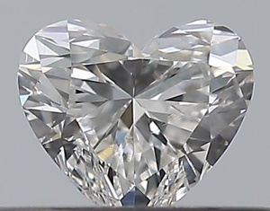 Heart diamond — real photo