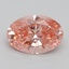 2.25 Ct. Fancy Vivid Pink Oval Lab Grown Diamond