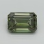 7.31 Ct. Fancy Vivid Green Emerald Lab Grown Diamond