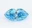 3.0 Ct. Fancy Vivid  Blue Marquise Lab Grown Diamond