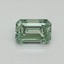 0.47 Ct. Fancy Vivid Pacific Green Emerald Lab Grown Diamond