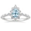 18K White Gold Marseille Halo Diamond Ring (1/2 ct. tw.), smalltop view