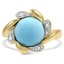 Retro Turquoise Cocktail Ring