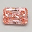 1.49 Ct. Fancy Intense Pink Radiant Lab Grown Diamond