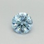 0.34 Ct. Fancy Vivid Blue Round Lab Grown Diamond