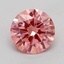 0.64 Ct. Fancy Vivid  Pink Round Lab Grown Diamond
