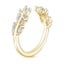 18K Yellow Gold Sweeping Ivy Diamond Open Ring (1/2 ct. tw.), smallside view