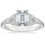 Platinum Luxe Nadia Pavé Diamond Ring (1/2 ct. tw.), smalltop view