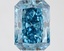 2.04 Ct. Fancy Vivid Blue Radiant Lab Grown Diamond