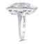 The Valarie Ring, smalltop view on a hand