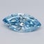 4.07 Ct. Fancy Vivid  Blue Marquise Lab Grown Diamond