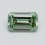 1.00 Ct. Fancy Vivid Green Emerald Lab Grown Diamond