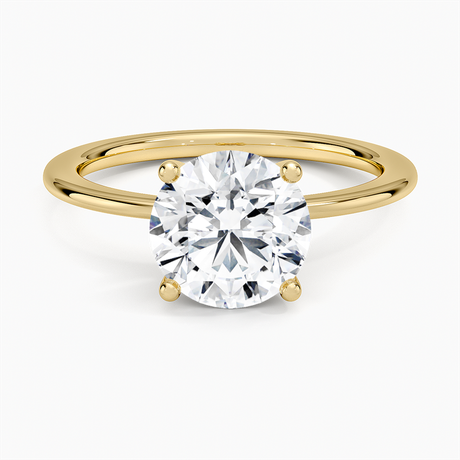 Thin Band Engagement Ring - Aimee