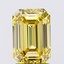2.05 Ct. Fancy Intense Yellow Emerald Lab Grown Diamond