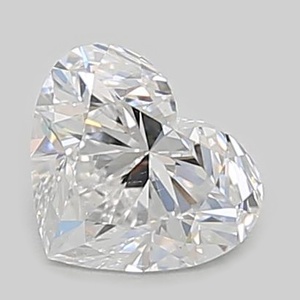 Heart diamond — real photo