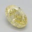 1.50 Ct. Fancy Vivid Yellow Oval Lab Grown Diamond