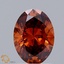 1.05 Ct. Fancy Deep  Orange Oval Lab Grown Diamond