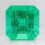 7.6x7.5mm Asscher Colombian Emerald