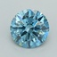 2.00 Ct. Fancy Vivid  Blue Round Lab Grown Diamond