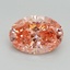 1.71 Ct. Fancy Vivid Pink Oval Lab Grown Diamond
