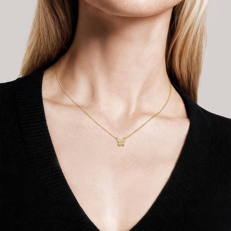 Butterfly Diamond Pendant