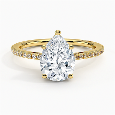 18K Yellow Gold Simply Tacori Luxe Drape Diamond Ring
