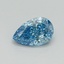 1.15 Ct. Fancy Vivid Blue Pear Lab Grown Diamond