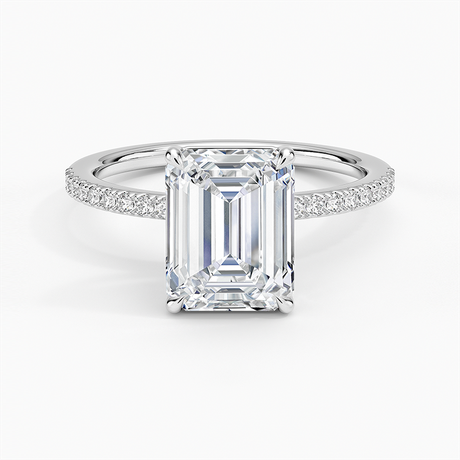 Platinum Perfect Fit Half Coverage Diamond Ring